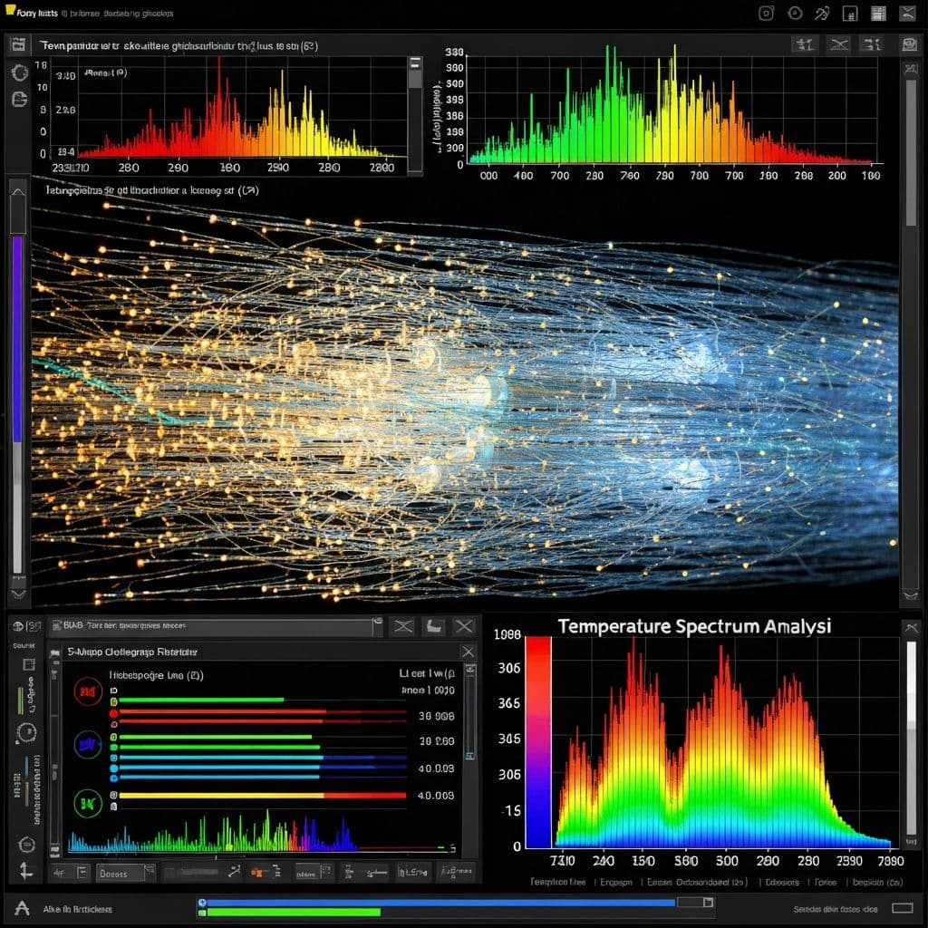 Backscattered photons being analyzed