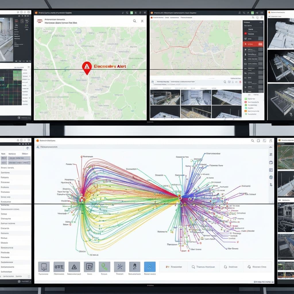 Real-time temperature alerts on monitoring dashboard