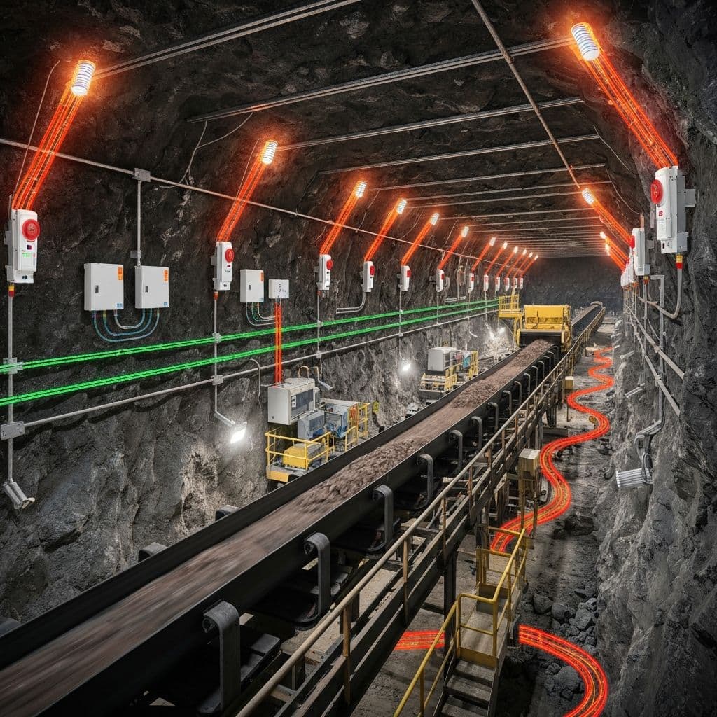 Fiber optic sensing for Mining